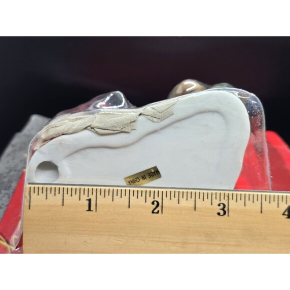 Vtg Caldor Share the Joy Village Accessorie Plant Sale Stand Man Woman Child New - Picture 7 of 9